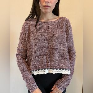 Burgundy Sweater